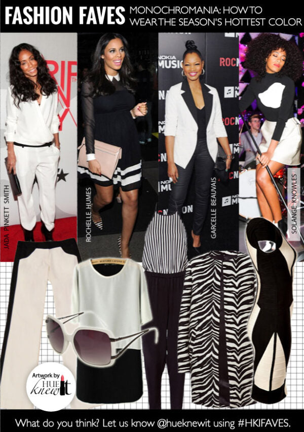 Season’s Hottest Trend: Black and White Monochrome Fashion