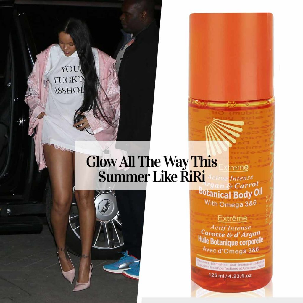 Get The RiRi Glow à la This Botanical Enriched Body Oil